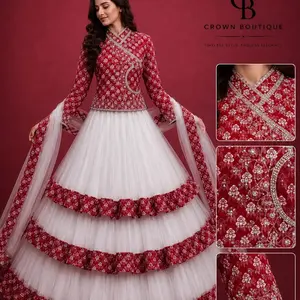 Women's Handmade Dhaka Chaubandi Lehenga Costume Set, Womenswear Special Occasion Outfit
