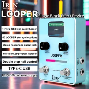 Irin Melody Loop Single Effect Pedal, 44.1khz 16-Bit High-Quality Live Suite, Premium Sound Effects Processor, Music Instrument Accessory