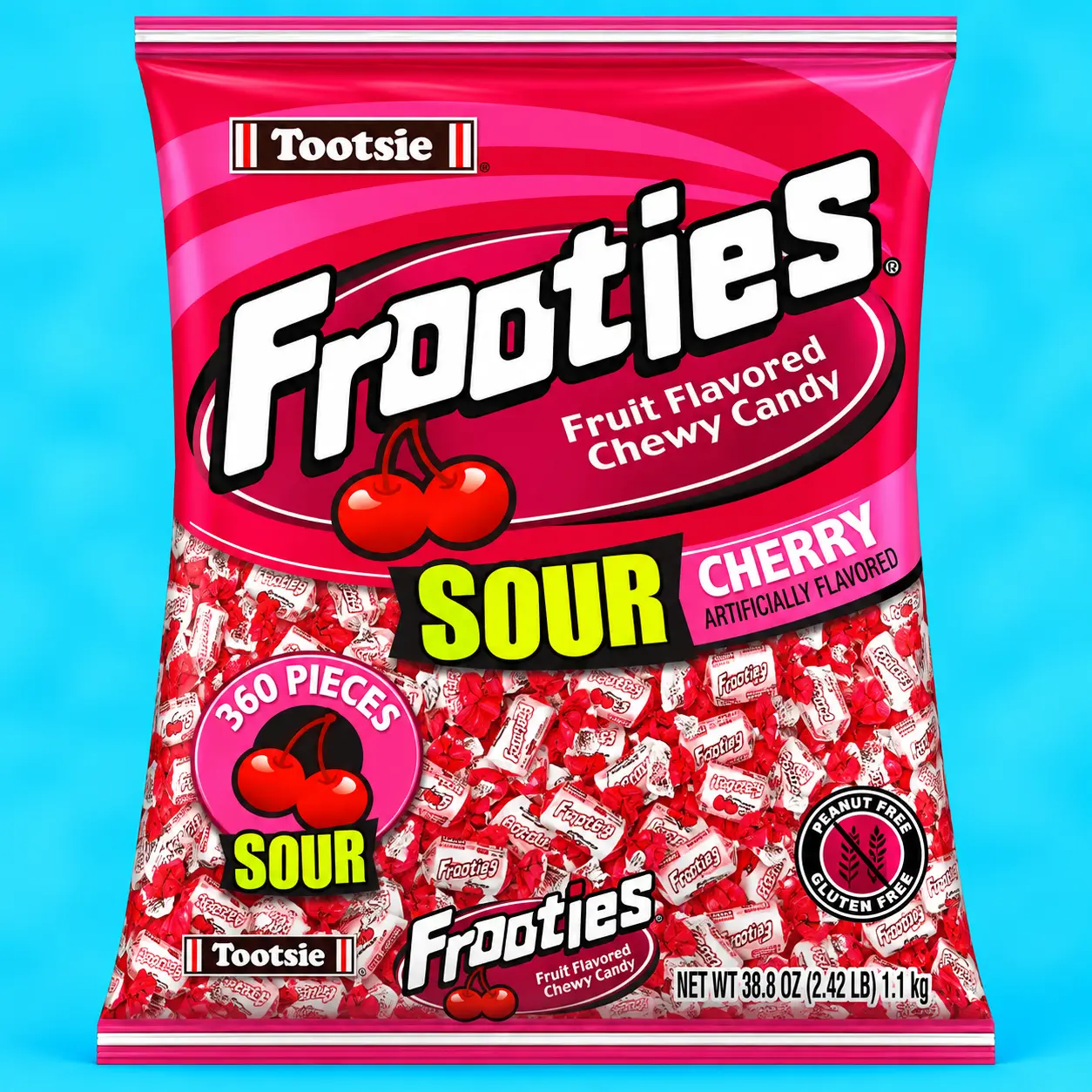 Frooties Sour Cherry 360 count Bag Frooties Sour Cherry 360 count Bag