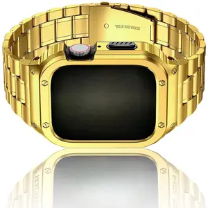 Uni-body Metal Band for Apple Watch 40/41mm, 44mm, 45mm and 49mm-Assorted Colors