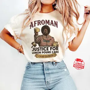 [Sale up to 50%] [Free Ship] Afroman Shirt, Lemon Pound Cake Meme Tee, Vintage Rap Graphic T-Shirt