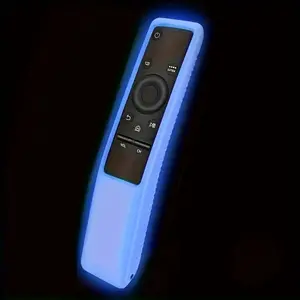 Smart TV Remote Control Box Silicone Cover, Compatible with Bn59 Series, Child-Friendly Lightweight Non-Slip Shockproof Design, Glow-In-The-Dark Feature, Durable Cover