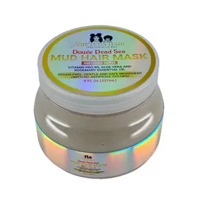 Dead Sea Mud Hair Mask - Intensive Haircare Conditioner, Deep Treatment for Curly Hair, Infused with Vitamin B5, Aloe, Rosemary Essential Oils, Protein-Based Hair Masks Gifted Cosmetics