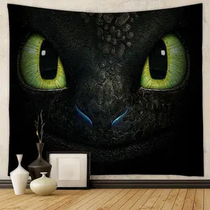 H-How T-To T-Train T-Your D-Dragon Backdrop Fabric Sign Poster Banner for Decoration Photo Props Background Supplies 60X40 Gift Room summerwins