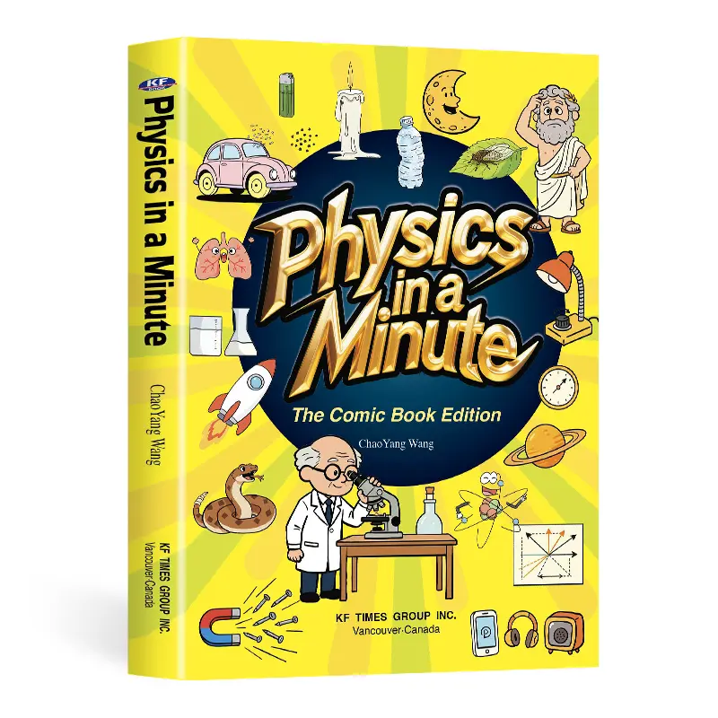 【FY BOOKS】Physics in a Minute – The Comic Book Edition | Fun & Educational Physics Book for Kids