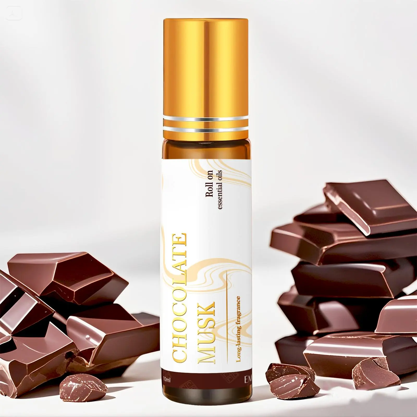 10ML Chocolate Scented Roll on Essential Oil, Aromatherapy essential oil, Alcohol-free Massage Oil with Lasting Fragrance, Perfect for Diffusers and DIY Projects, Healthcare, Diffuser Oil Refill, Scented Diffuser Oils
