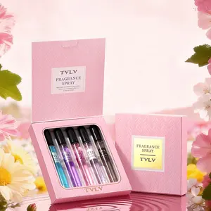 5-piece perfume set, lasting, charming fragrance, convenient gift