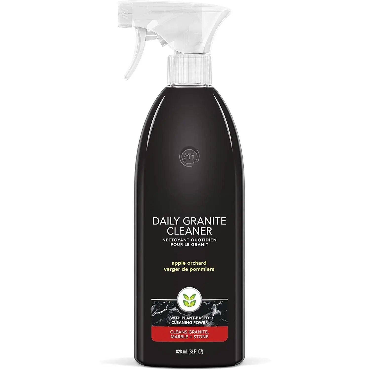 Daily Granite Cleaner Spray, Apple Orchard, Plant-Based Cleaning Agent for Granite, Marble, and Other Sealed Stone, 28 oz Spray Bottle (Pack of 1)