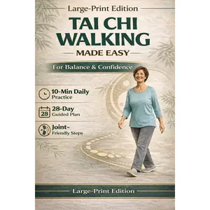 Simplified Tai Chi Walking Method: A three-step gentle walking system to help you maintain balance, confidence, and stability | Easy and stress-free, suitable for seniors and beginners.