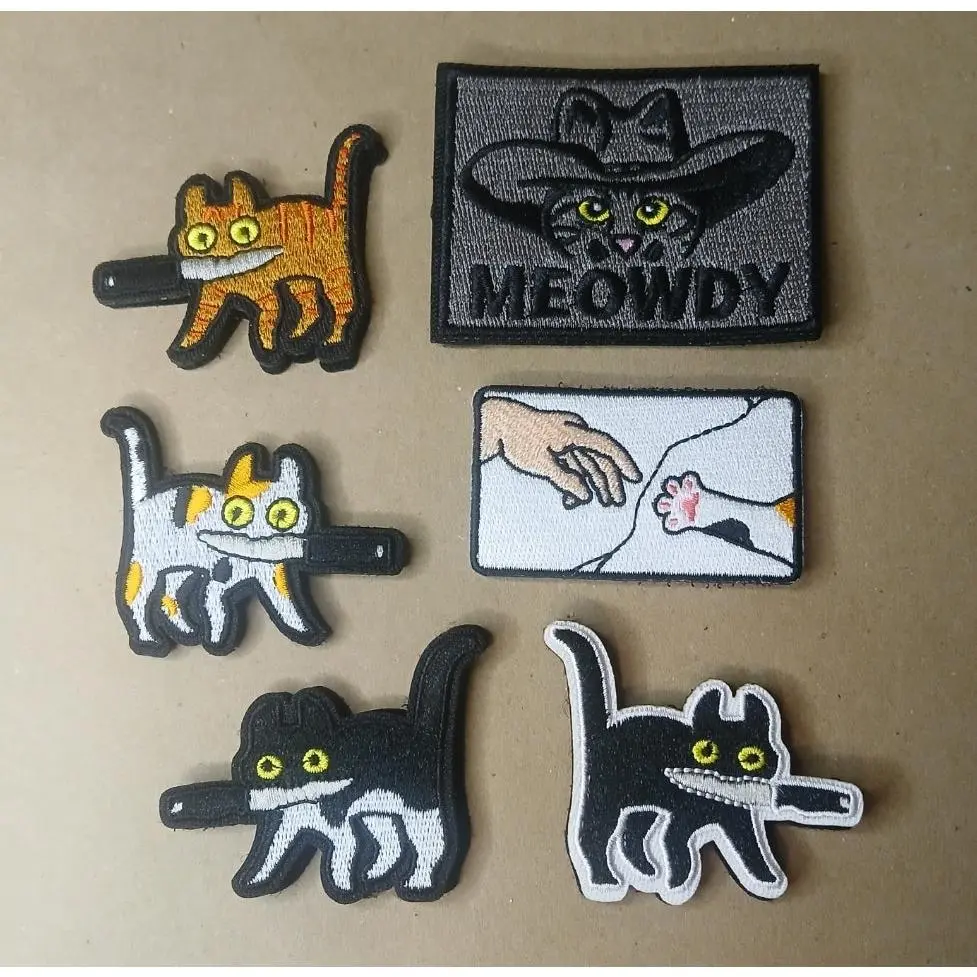Cat Velcro Patches