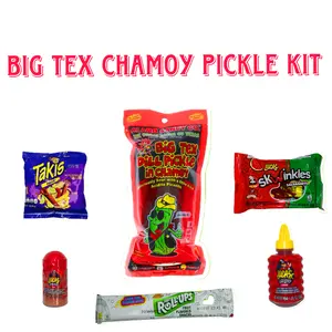 Big Tex takis Chamoy Pickle Kit WIth Lucas Gusano