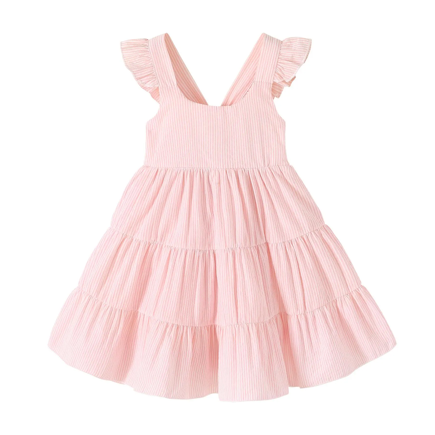 Younger Tree Baby Girl Dress, Sleeveless Cotton Sundress with Rainbow & Butterfly Print, Cute Casual Beach Clothes for Toddlers, Baby Girl Clothes, Butterflies, Cute Dresses, Casual Dresses, Toddler Girl Stuff