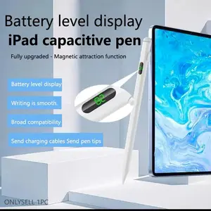 Digital Display Capacitive Stylus Pen, Compatible with Android Tablets and Phones, High Precision Touch Pen with Power Indicator