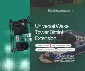 Wake Boat Universal Bimini Extension
