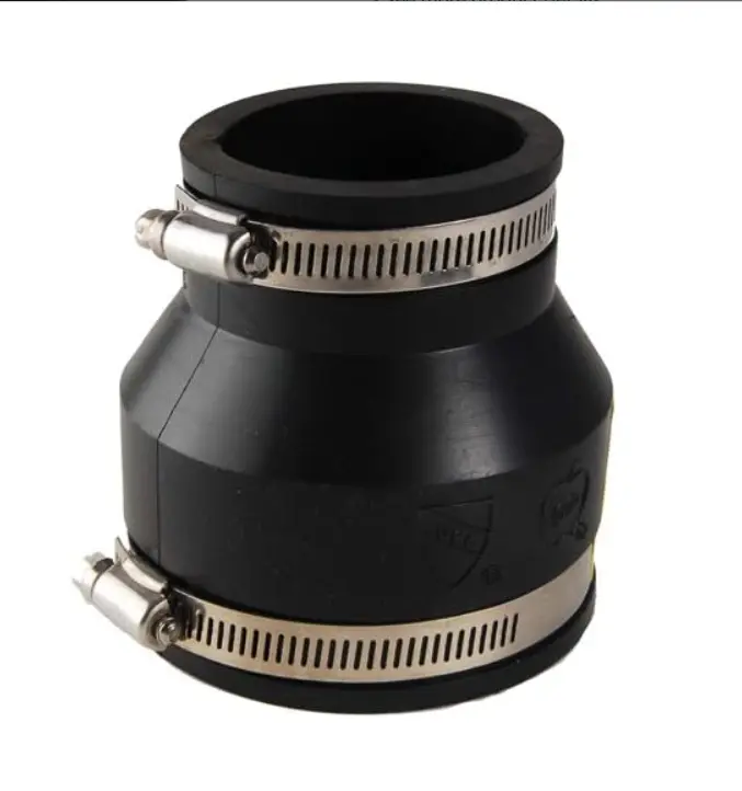 Rubber Flex Coupling 4" x 4" Clay Specifically Designed for Clay Context No Additional Specifications or Materials Assumed