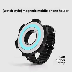 Magnetic Wrist Phone Holder - 360° Rotatable Arm Mount, Hands-Free Cell Phone Stand for Running, Cycling, Live Streaming & Outdoor Activities