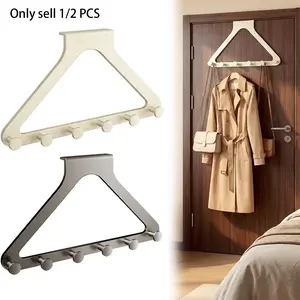1/2 PCS Over-The-Door Hanger Organizer, Over-the-Door Hanger Rack, 2026 New Modern Over The Door Hanger Rack, Over Door Hook Heavy Duty Door Hanger Multi-Purpose Door Organizer, No-Drill Heavy Duty Storage Organizer for Home Office Bedroom Bathroom