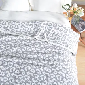 50"x60" Knit Blanket, Soft Comfy Throw Blanket, Machine Washable, Warm & Comfortable for Bed, Sofa, Machine Washable Blanket, Soft Comfy Blanket