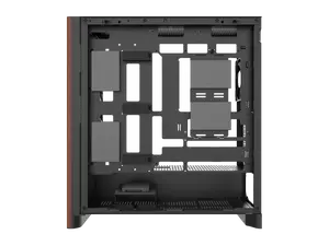 Thermaltake S370 WS; Mid Tower Chassis; Wood Front Trim; 4x120mm CT120 PWM Fans Included; 360mm Radiator Support; 410mm GPU Clearance; 200mm Max PSU Length; 175mm Air Cooler Max Height; E-ATX/ATX/mATX/mITX; Hidden Connector Support