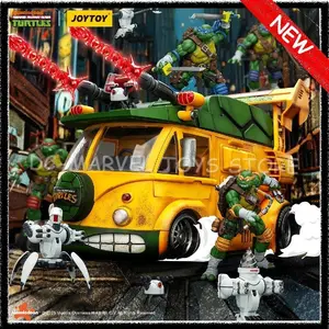 In Stock JOYTOY 1/18 TMNT-Turtle Van TMNT-Roadkill Rodney Action Figure Anime Action Figures Custom Gift Toys
