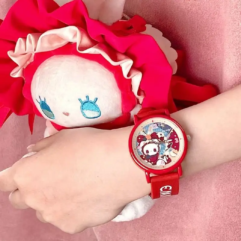 Lucky Emma Secret Forest Zodiac Series Watch Toy Blind Box, Cute Wristwatch, Birthday Gift Set of 9, Non-Button Cell Batteries