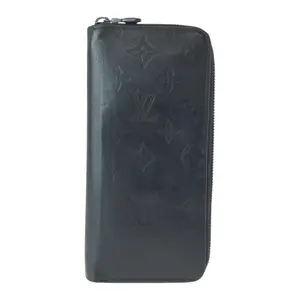 Pre-owned Louis Vuitton Other Small Leather Goods Monogram Shadow Long Wallet