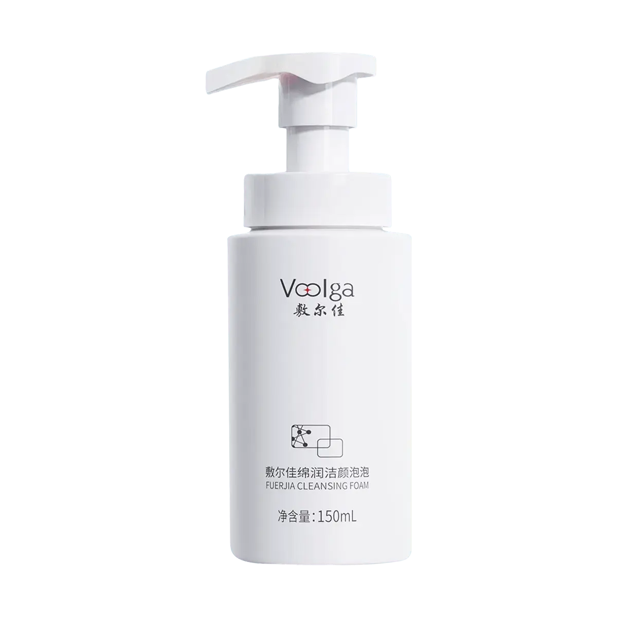 Voolga Amino Acid Foaming Face Wash - Gentle Cleanser for Sensitive Skin, 150ml, Soap-Free, Hydrating & Non-Tightening
