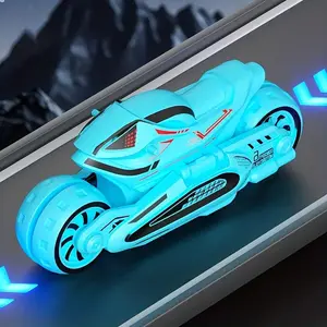 Shun Fei 3-In-1 Inertial Rotation Drift Trick Toys for Children, Transformable Motorcycle, Inertial War Vehicle for Boys, Christmas Gift