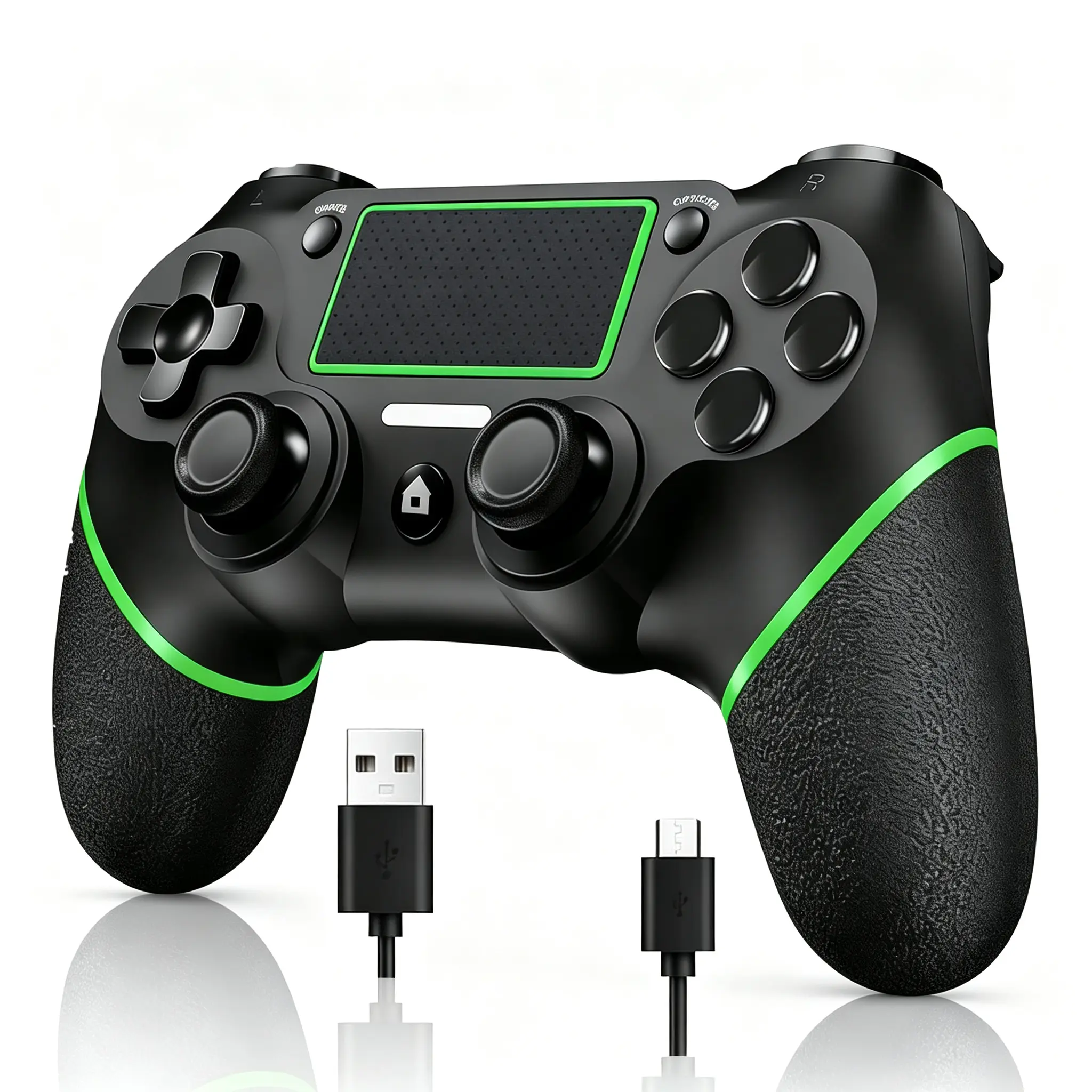 Wireless Bluetooth Controller for PS4 – 6-axis motion sensors, dual vibration feedback, touchpad, 3.5 mm audio jack, compatible with PS4 Slim/Pro, supports multiple consoles