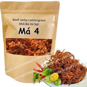 Ma 4 Shredded Original Beef Jerky (Khô Bò Sợi) - 6oz
