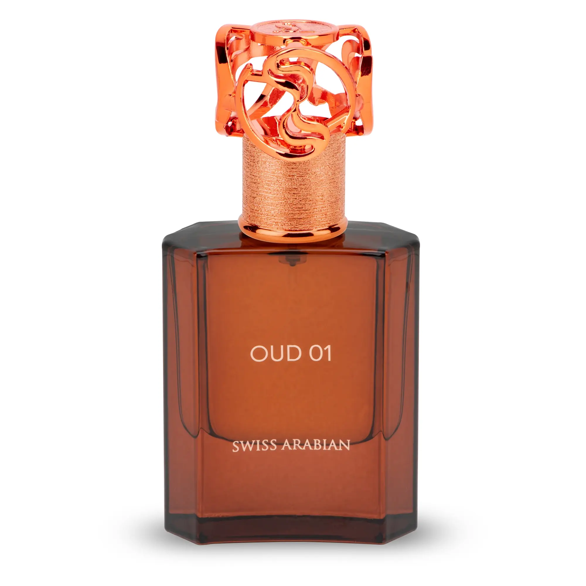 Swiss Arabian Oud 01 Eau de Parfum Spray - Luxury Long-Lasting Signature Aroma for Men & Women - Floral & Oud Fragrance Family - Addictive Fragrance, 1.7 Oz (50 ML) -