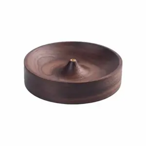 Solid Wood Circular Incense Burner