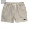 Men's Beach Shorts, Loose Fit Mesh Triangle Lining, Quick-Dry Swim Trunks, Swimming Shorts, Casual Three-Quarter Length, Breathable and Comfortable