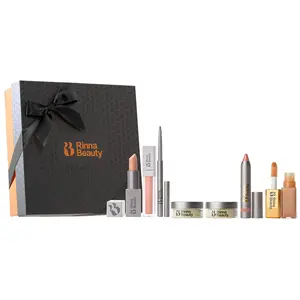 Rinna Beauty Lisa Essentials Bundle - Lip Care Kit With Hydrating Mask, Exfoliator Scrub, Gloss, Lipstick, Liner, Crayon, Plumper Oil - Vegan, Cruelty & Paraben-Free (Pack of 7)