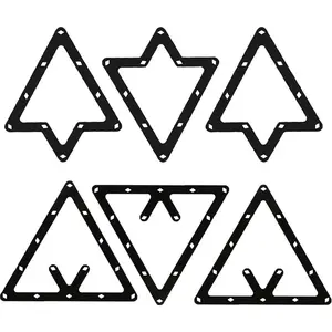 6 count Magic Ball Rack Magic Rack Sheet, Pool Ball Rack Magic Rack Sheet Billiards Ball Rack Holder Sheet,Triangle Cue Accessorie 8, 9, and 10 Ball Combo Pack