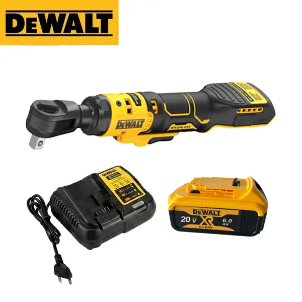 DEWALT DCF512 Brushless Electric Ratchet Wrench, 0–250 RPM Variable Speed, Low-Profile Head & LED Light for Automotive Repair, Mechanical Work and Tight-Space Fastening power tool lug nut remover hand outdoor high-quality hardware multitools