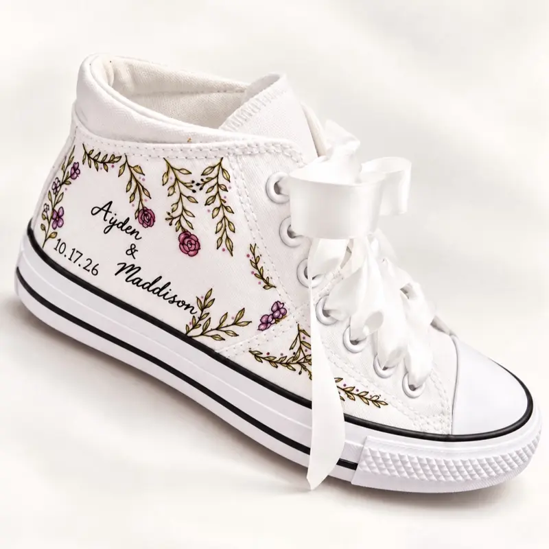Custom Hand-Painted Canvas Shoes | Personalized Shoes | Made by Maddi