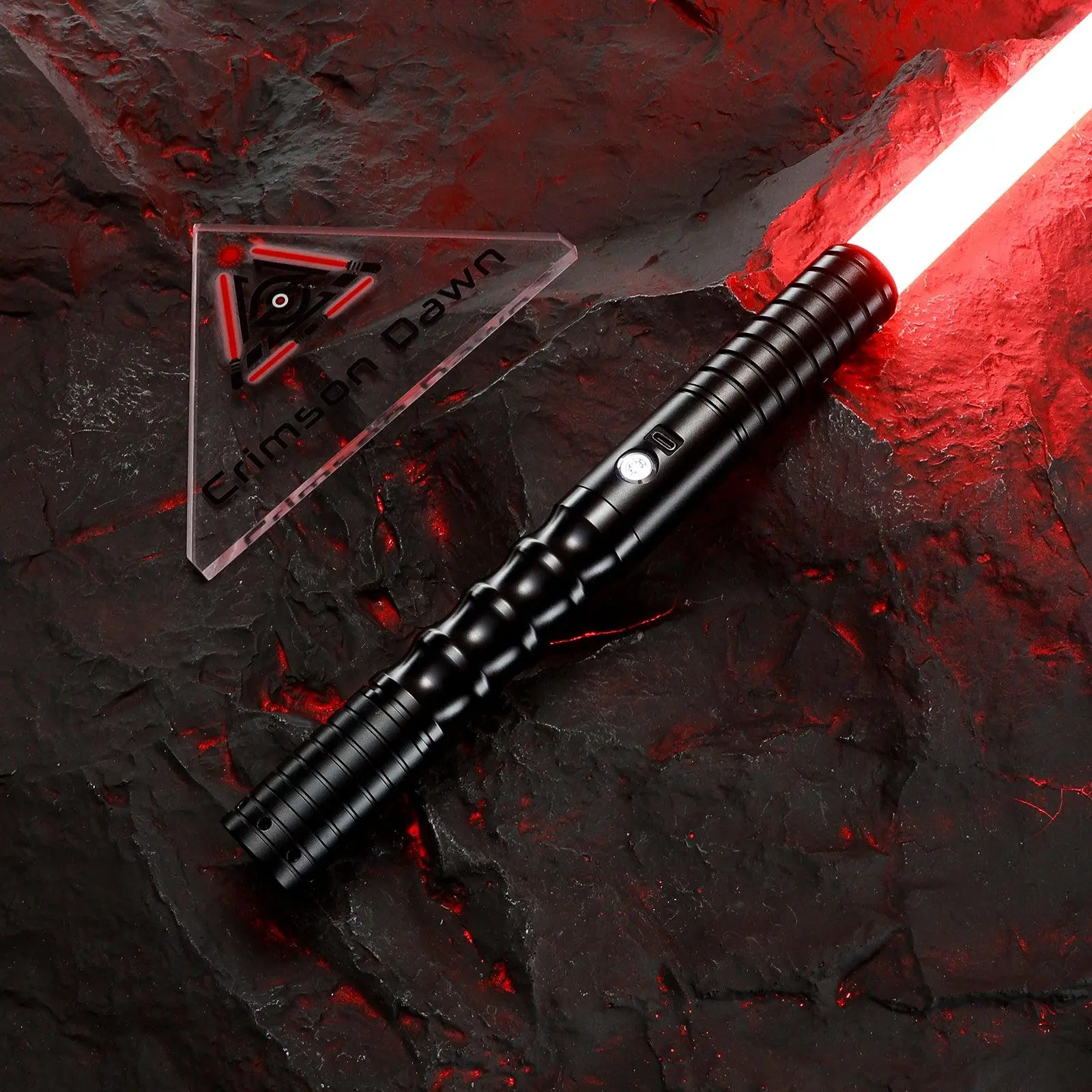 Crimson Dawn Typhon Lightsaber – Custom Metal Hilt Dueling Saber