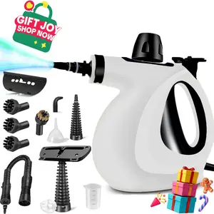 1200W Powerful Handheld Steam Cleaner with Detergent Container and Safety Lock with 12 Accessories, Multi-Purpose Pressurized Handheld Steamer/Steam Mop for Kitchen, Bathroom, Windows and Floors, Furniture and Kitchen Appliances, etc.Black Friday.