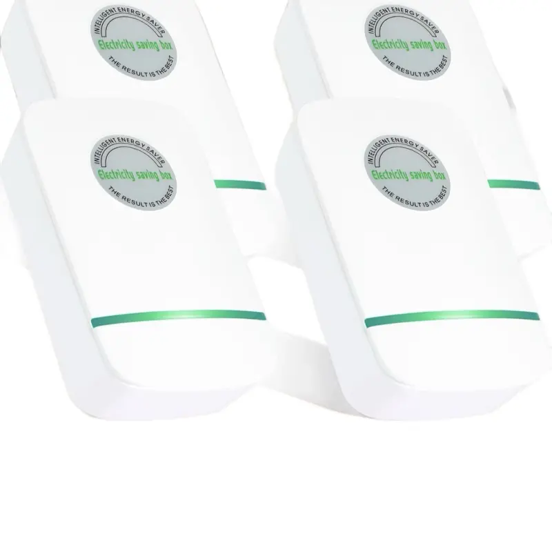 Stopwatt Energy Saving Device 4-Pack Set, Plug-in Energy-Saving Electronics Accessories with Easy Setup
