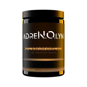 AdreNOlyn Underground Pre-Workout – High Stim Energy Boost – Focus, Pump, & Performance Formula – Hardcore Training Support – 13.8 oz