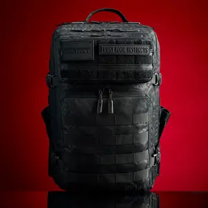 45L Backpack Black Leopard