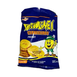 Tortolines Cerveceros Prosit 45g Jalapeño Plantain Chips Ecuadorian Snack Latin Chips