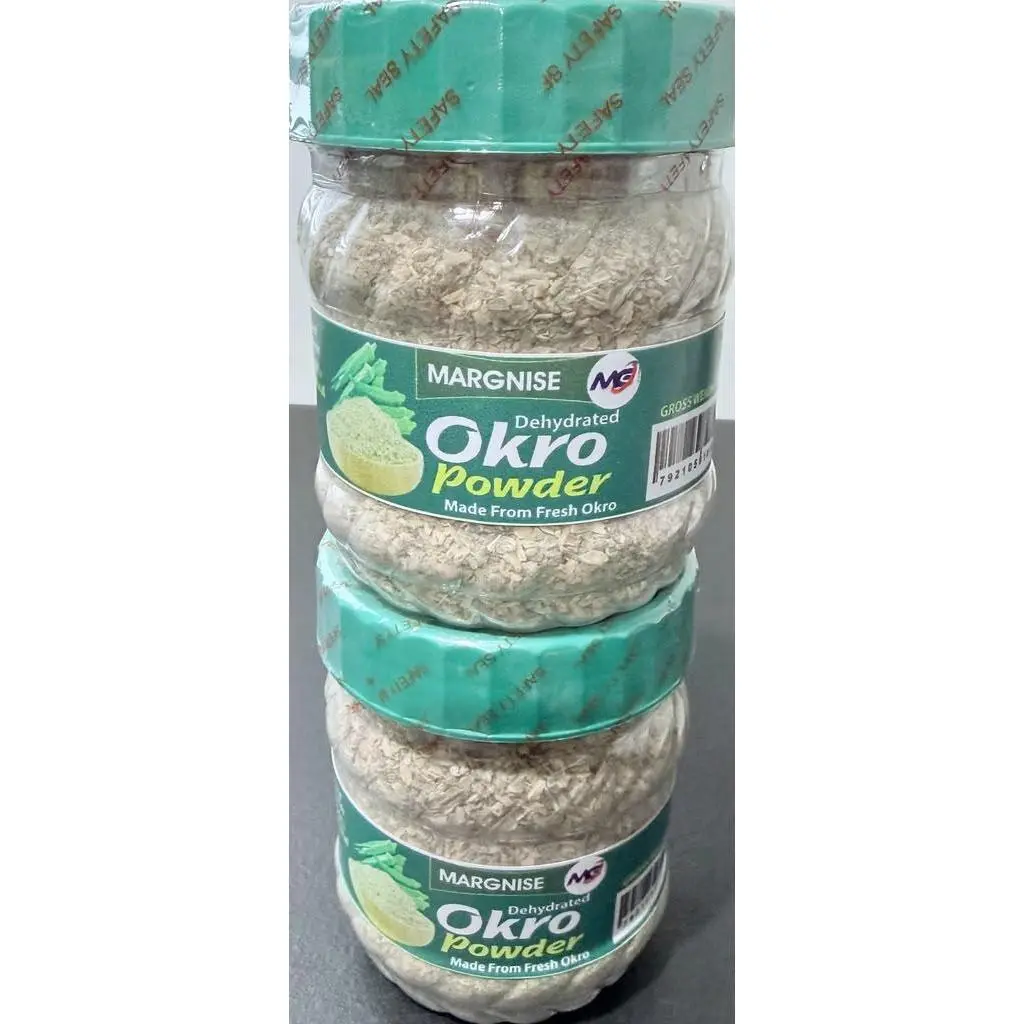 Margnise Dehydrated Okro - 2 Bottles