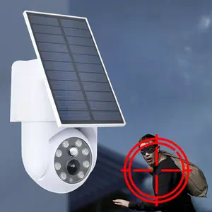 Solar Wireless Outdoor Garden Light Smart Human Motion Sensor Lighting Fake Camera Night Vision Easy Installation Simulation Surveillance Cam Solar Security Camera Safety