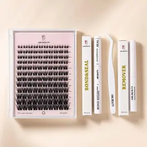 Amg Beauty Signature DIY Lash Clusters - Lightweight, Soft, Reusable False Eyelashes for Comfortable, Natural-Looking At-Home Wear