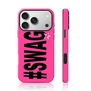 Personalized  #SWAG Star Phone Case, Custom SWAG iPhone Cover, Y2K Streetwear Accessory, Trendy Gift for Men & Women