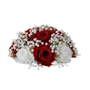 High-End Elegant Artificial Flowers Wedding Series Centerpiece Table Decor, Starry Sky Fake Flower for Living Room Hotel Decorative Artificial Flowers
