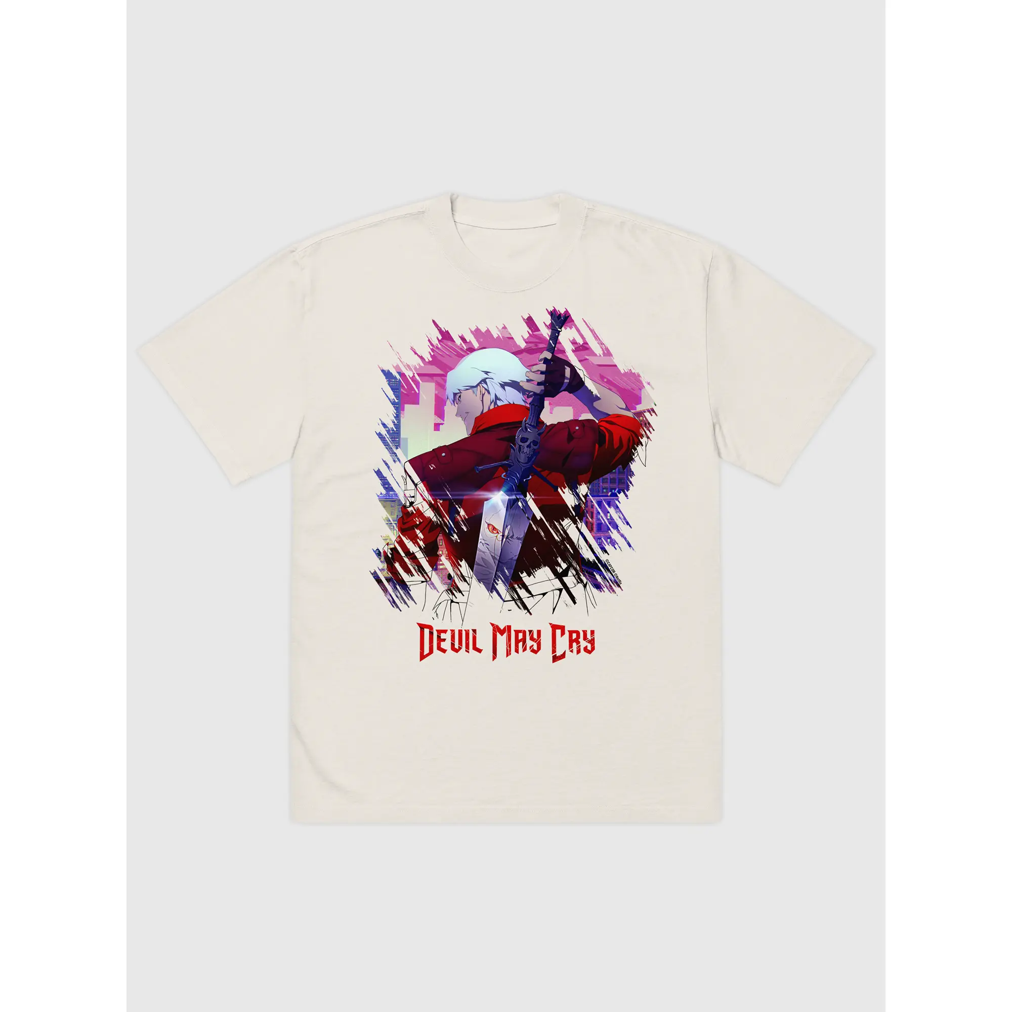 Devil May Cry Dante Oversized Faded T-Shirt