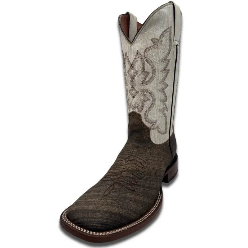 Rustic Style Brown Leather Boots